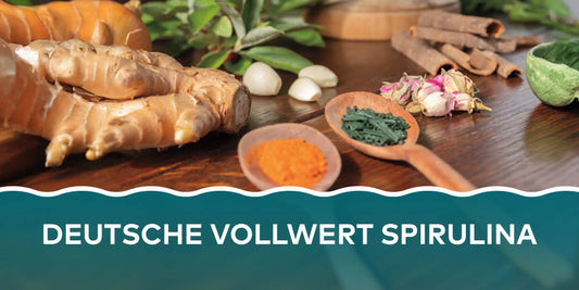 Deutsche Vollwert Spirulina - Blog Banner Algenmarkt